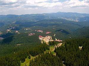 A mountain landscape