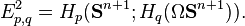 E^2_{p,q} = H_p(\mathbf{S}^{n+1}; H_q(\Omega \mathbf{S}^{n+1})).
