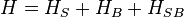 H=H_S+H_B+H_{SB}