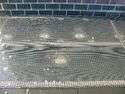 The fountain's grating