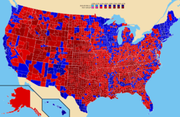 Colored map