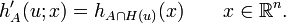 h_A'(u;x)= h_{A \cap H(u)}(x) \qquad x \in \mathbb{R}^n.