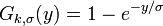 G_{k, \sigma} (y)= 1-e^{-y/\sigma} 