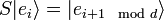 S|e_i \rangle = |e_{i+1 \mod{d}} \rangle