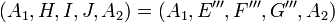 (A_1, H, I, J, A_2) = (A_1, E''', F''', G''', A_2)