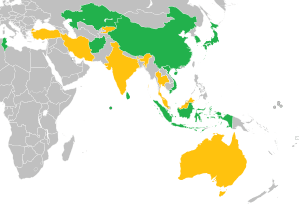 ABU TV Song Festival 2016 map.svg