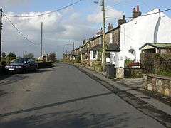 Terraced cottages at Affetside