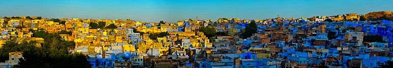 The Blue City of Jodphur at dusk
