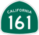 State Route 161 marker