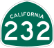 State Route 232 marker