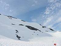 A potential avalanche chute, 2004