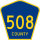 County Route 508 marker