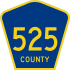 County Route 525 marker