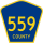 County Route 559 marker