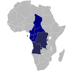ECCAS and CEMAC membership in Africa. ECCAS and CEMAC ECCAS only