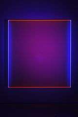 Color Satin Karlsruhe seen in blacklight