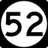Route 52 marker