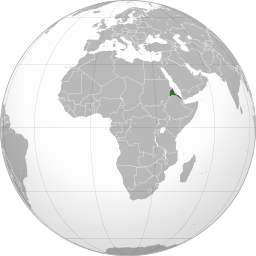 Location of &nbsp;Eritrea&nbsp;&nbsp;(dark green)–&nbsp;in Africa&nbsp;&nbsp;(dark grey)–&nbsp;in the African Union&nbsp;&nbsp;(dark grey)