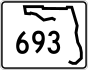 State Road 693 marker