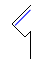 White shirt with blue trim, blue shorts, and blue socks with white trim