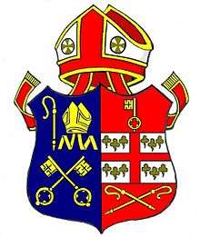 Coat of arms of the United Dioceses of Limerick, Ardfert, Aghadoe, Killaloe, Kilfenora, Clonfert, Kilmacduagh and Emly