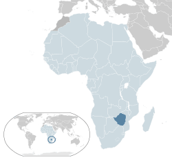 Location of Zimbabwe (dark blue)– in Africa (light blue & dark grey)– in the African Union (light blue)