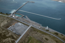The dam as viewed from the Canadian side