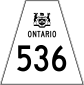 Highway 536 shield
