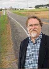 Paul B. Thompson, walking in Michigan.