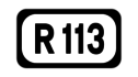 R113 road shield}}
