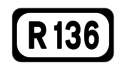 R136 road shield}}
