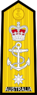 Australian commodore's shoulder board.