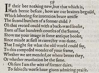 Detail of old-spelling text