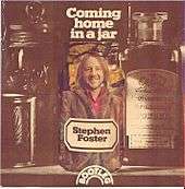 Steve Foster coming Home In a Jar Record Cover