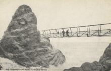 The original Tubular Bridge at The Gobbins
