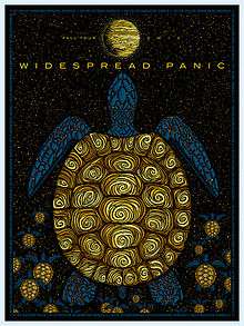Todd Slater poster - Widespread Panic Fall 2013