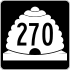 State Route 270 marker