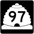 State Route 97 marker