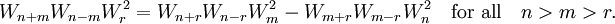 W_{n+m}W_{n-m}W_r^2 = W_{n+r}W_{n-r}W_m^2 - W_{m+r}W_{m-r}W_n^2
\quad\text{for all}\quad n > m > r.