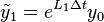 \tilde y_1 = e^{L_1 \Delta t} y_0