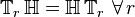 \mathbb{T}_r \, \mathbb{H} = \mathbb{H} \, \mathbb{T}_r \,\, \forall \, r