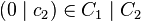 (0\mid c_2) \in C_1\mid C_2