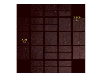 First light image from the Kepler spacecraft